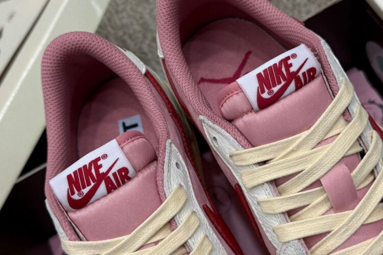 Giày Air Jordan 1 Low OG Travis Scott Shy Pink University Red