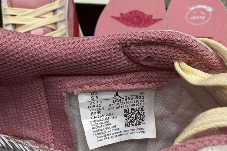 Giày Air Jordan 1 Low OG Travis Scott Shy Pink University Red