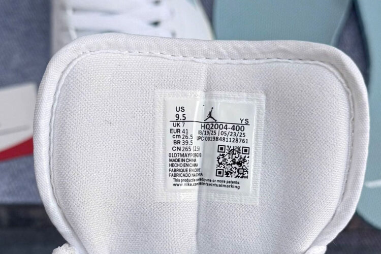 Giày Air Jordan 1 Low SE Worn Blue Màu Trắng Xanh Denim