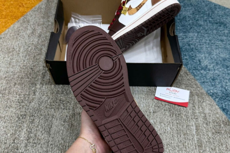Giày Air Jordan 1 Low Year of the Horse Nâu