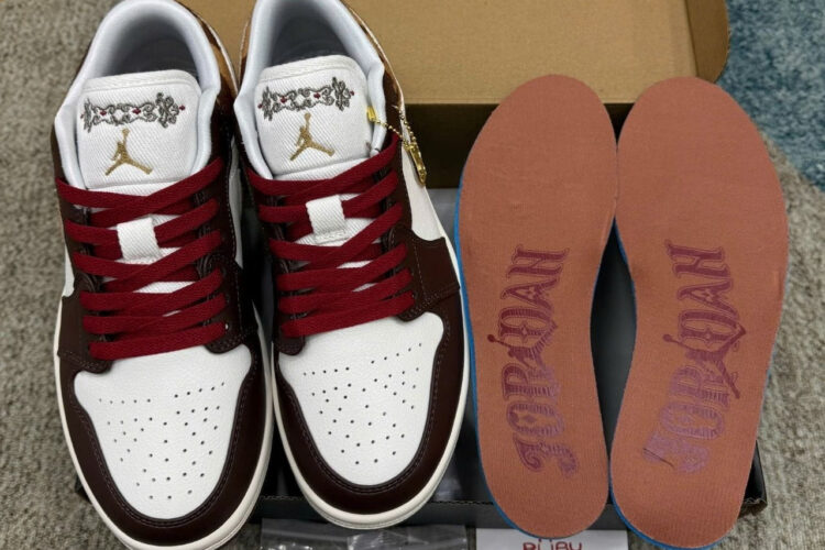 Giày Air Jordan 1 Low Year of the Horse Nâu