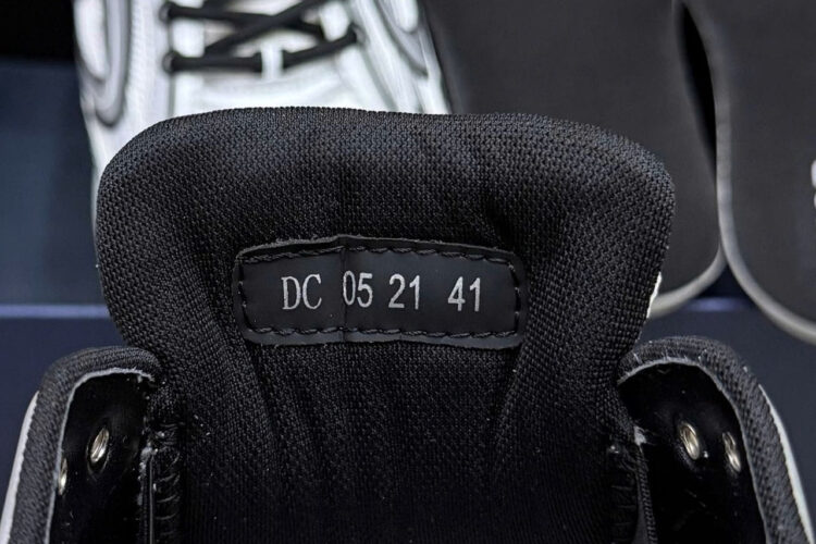 Giày Dior B30 Countdown White Technical Mesh and Silver Metallic Technical