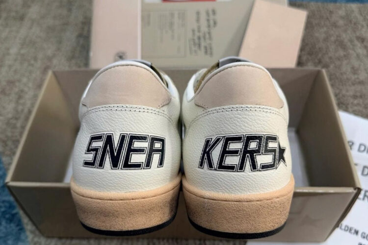Giày Golden Goose Ball Star LTD White Salmon Pink Màu Trắng Hồng