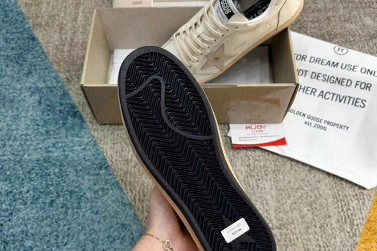 Giày Golden Goose Ball Star LTD White Salmon Pink Màu Trắng Hồng