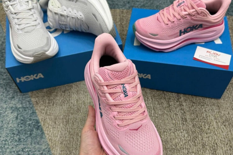 Giày Hoka Bondi 9 Rose Tea Petal Hồng