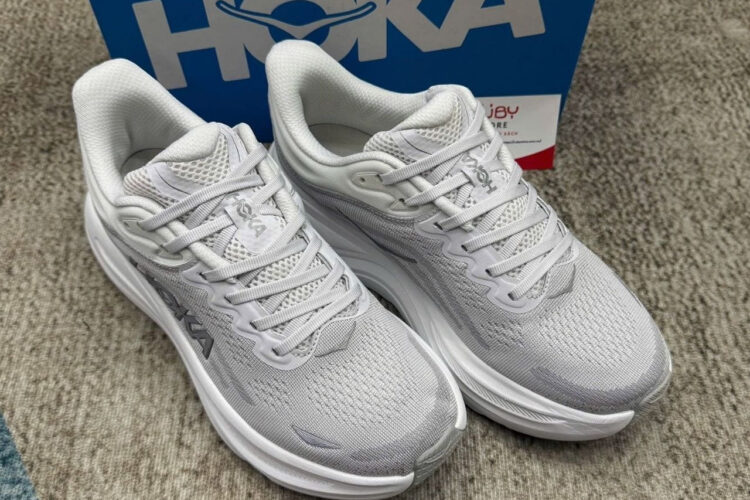 Giày Hoka Bondi 9 Stardust Silver Xám