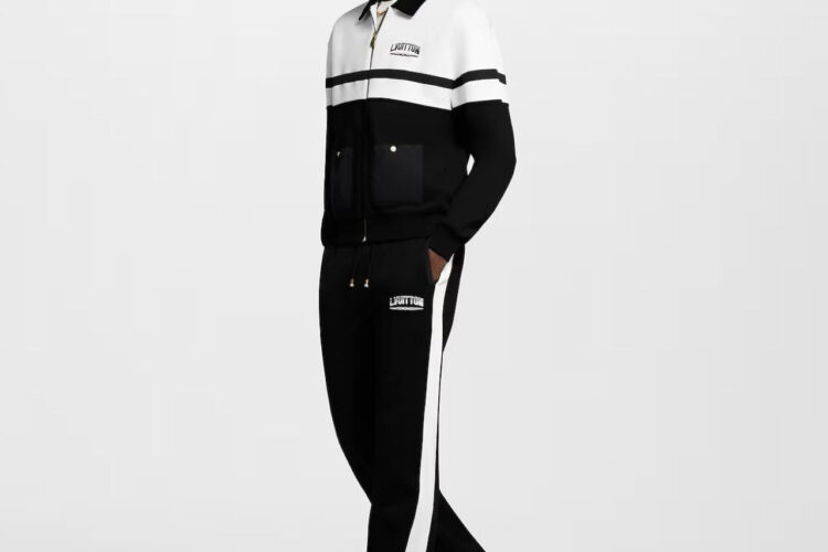 Giày LV Resort Sneaker Denim Black Màu Đen