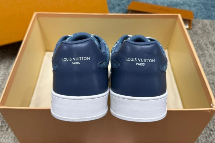 Giày LV Resort Sneaker Denim Blue Xanh Dương