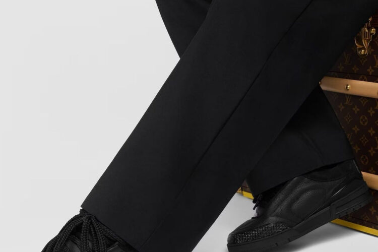 Giày LV Skate Trainers Black Màu Đen