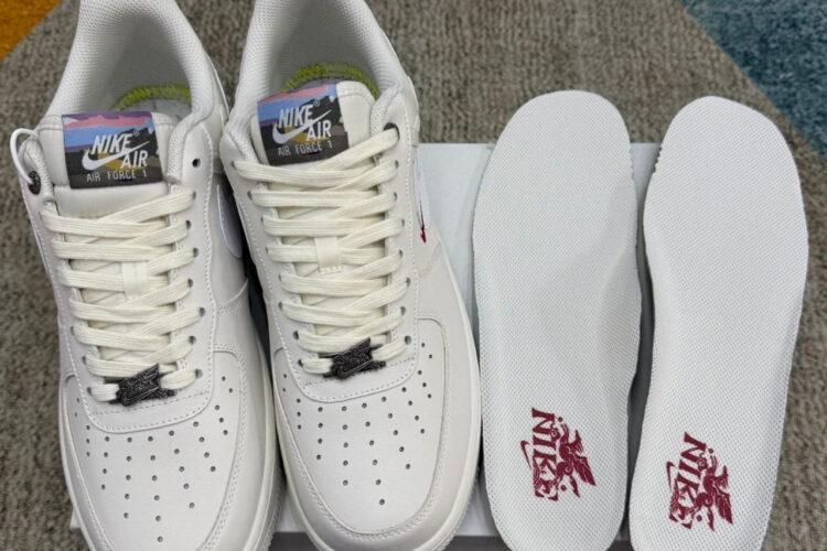 Giày Nike Air Force 1 Low Year Of The Horse Trắng Kem