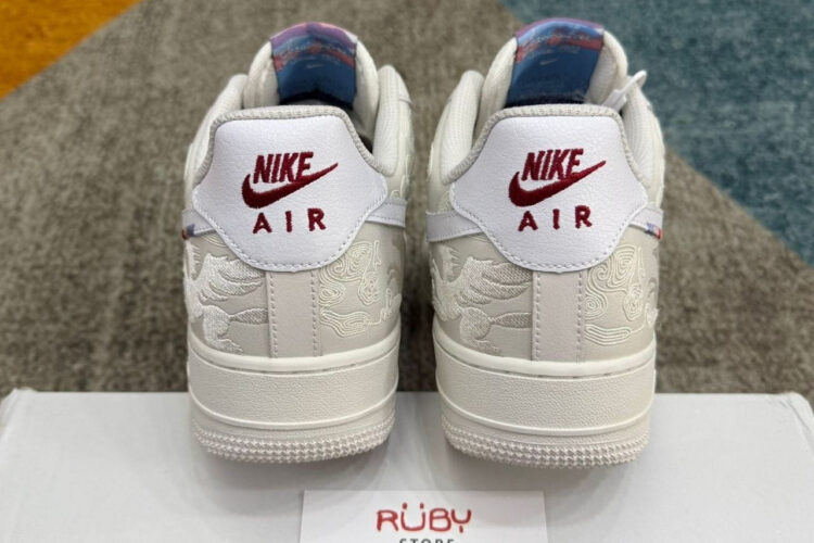 Giày Nike Air Force 1 Low Year Of The Horse Trắng Kem