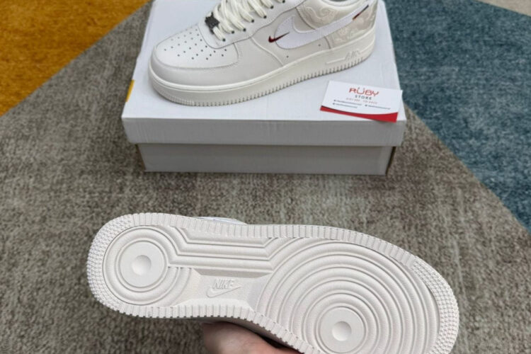 Giày Nike Air Force 1 Low Year Of The Horse Trắng Kem