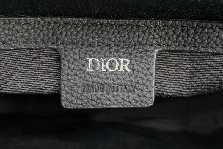 Túi Dior Medium Saddle Messenger Bag with Flap Black Oblique