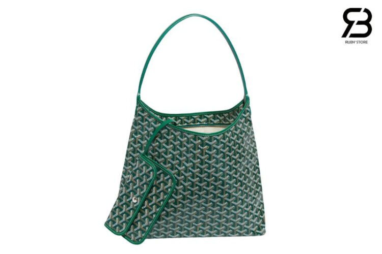 Túi Goyard Bohème Hobo Goyardine Canvas Green (43CM) Xanh Lá