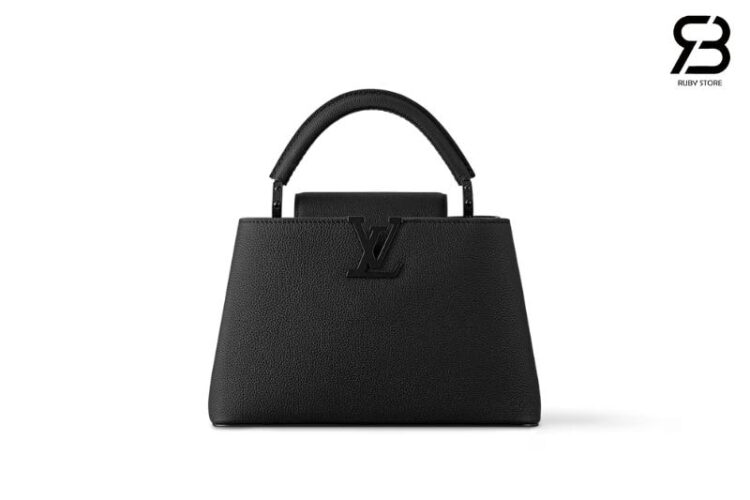 Túi LV Capucines BB Black Taurillon M25255 Size 27CM Màu Đen