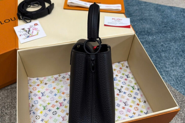 Túi LV Capucines BB Black Taurillon M25255 Size 27CM Màu đen