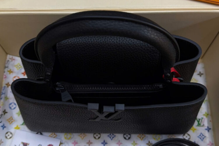 Túi LV Capucines BB Black Taurillon M25255 Size 27CM Màu đen