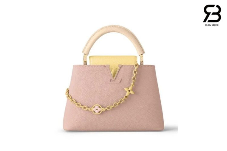 Túi LV Capucines BB Light Pink Taurillon M22514 Size 27CM Hồng Nhạt