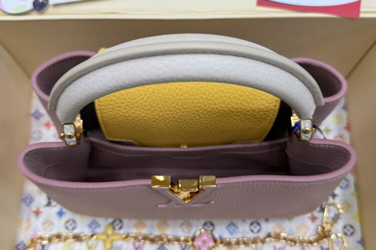 Túi LV Capucines BB Light Pink Taurillon M22514 Size 27CM Hồng nhạt