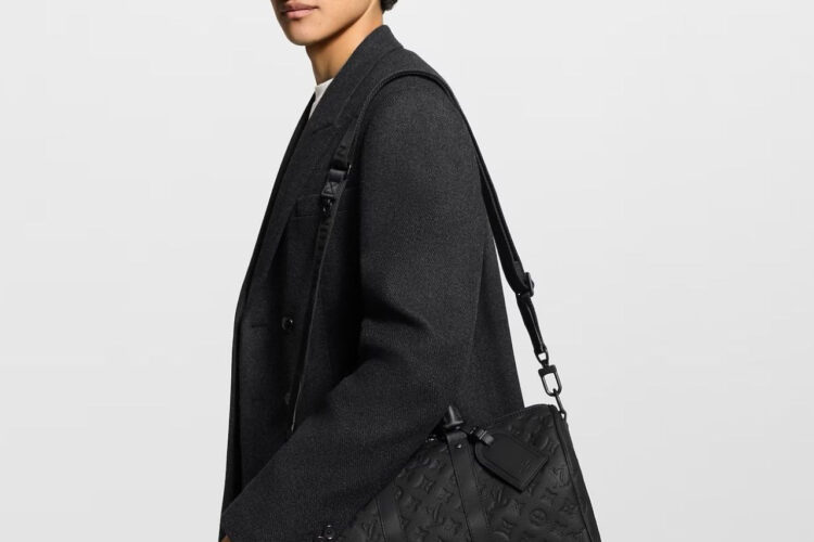 Túi LV Keepall Bandoulière 35 Black Monogram Taurillon Màu Đen