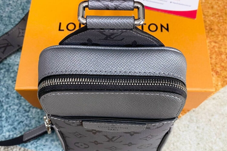 Túi LV Outdoor Sling Bag Gunmetal Grey M30833 Taigarama and Canvas