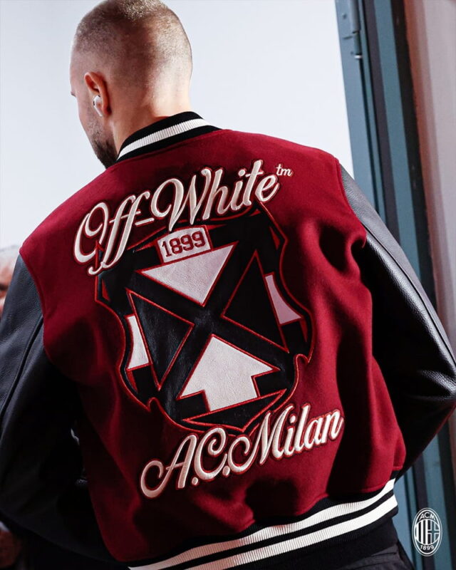 Áo Varsity AC Milan x Off-White