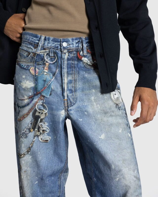 Quần Jean Baggy Acne Studios Fit Trousers 1981M Mid Blue