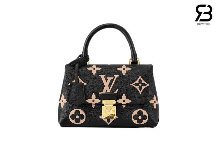 Hình ảnh thực tế túi xách LV Madeleine BB M45978 Bicolor Monogram Empreinte Đen Kem Best Quality tại Ruby Store