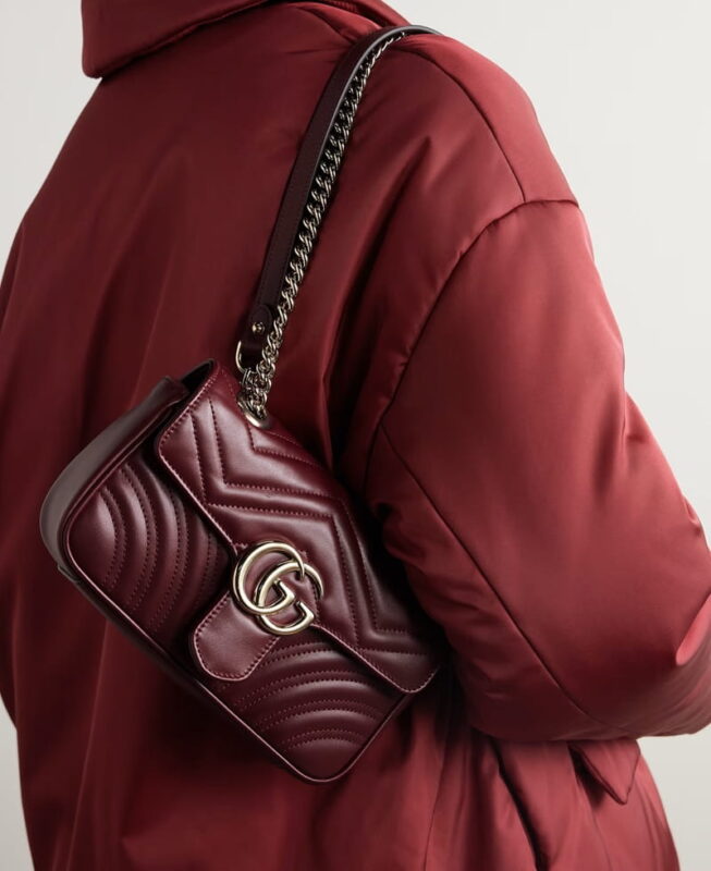 Túi Gucci Marmont Mini Rosso Ancora