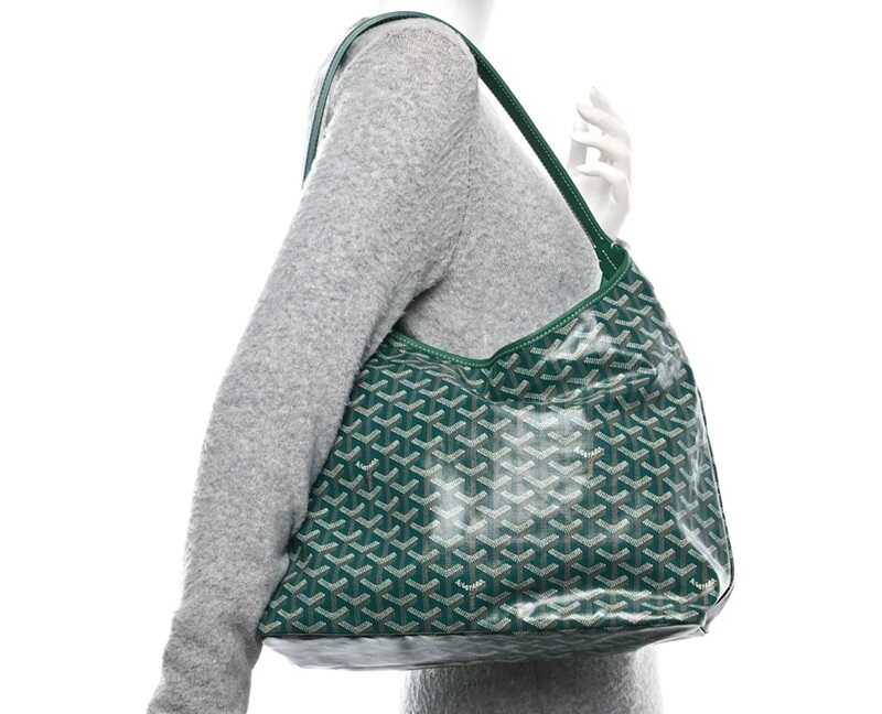 Túi Goyard Bohème Hobo Bag Màu Xanh Lá 43CM
