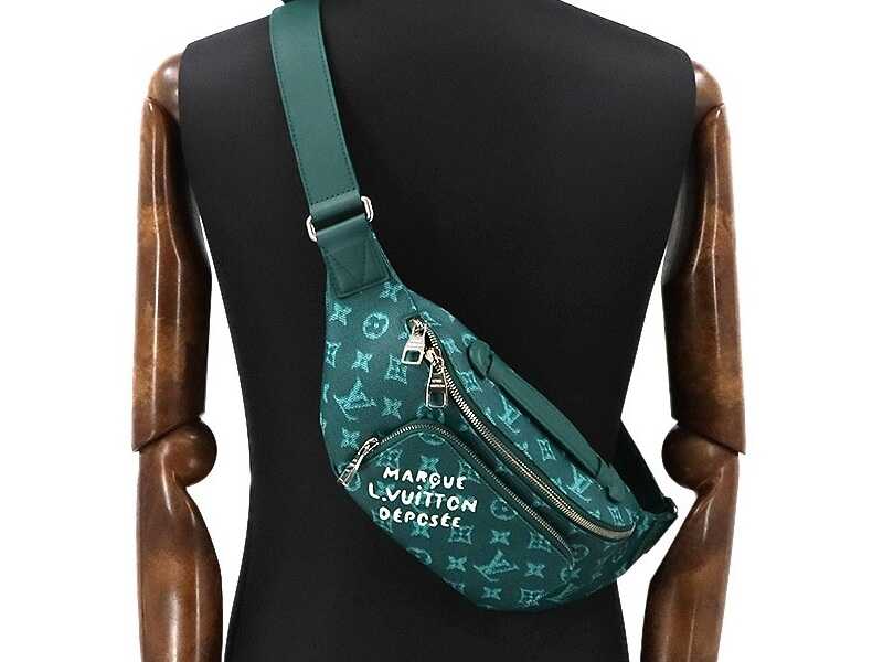 Túi LV Rush Bumbag Monogram Heritage Canvas Green