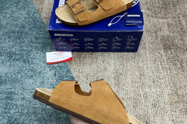 Dép Birkenstock Arizona Soft Footbed Brown Màu Nâu