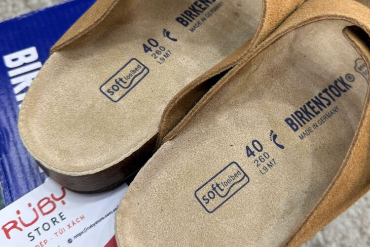 Dép Birkenstock Arizona Soft Footbed Brown Màu Nâu