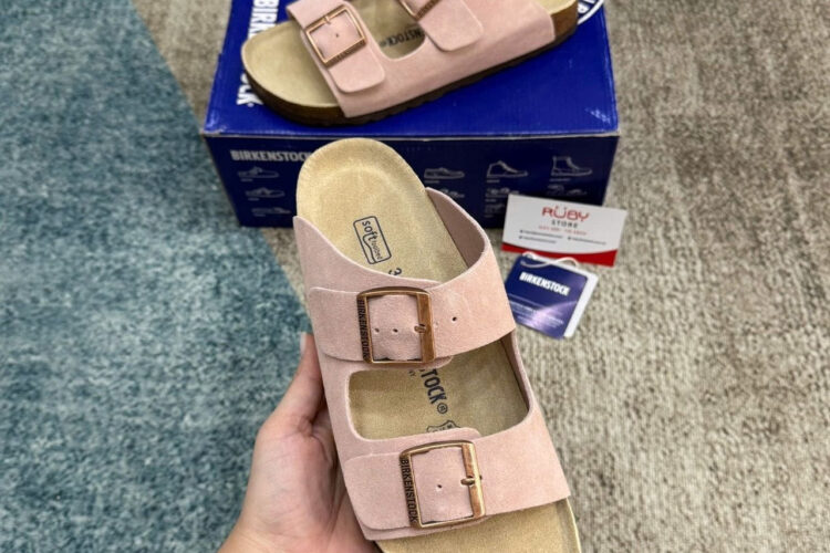 Dép Birkenstock Arizona Soft Footbed Pink Màu Hồng