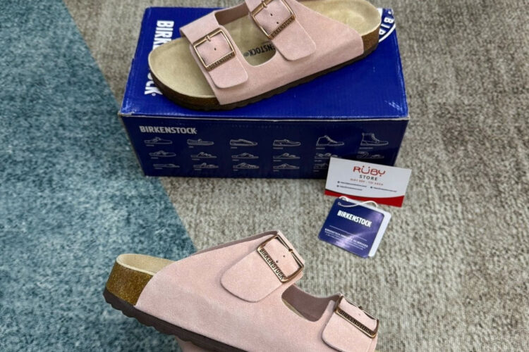 Dép Birkenstock Arizona Soft Footbed Pink Màu Hồng