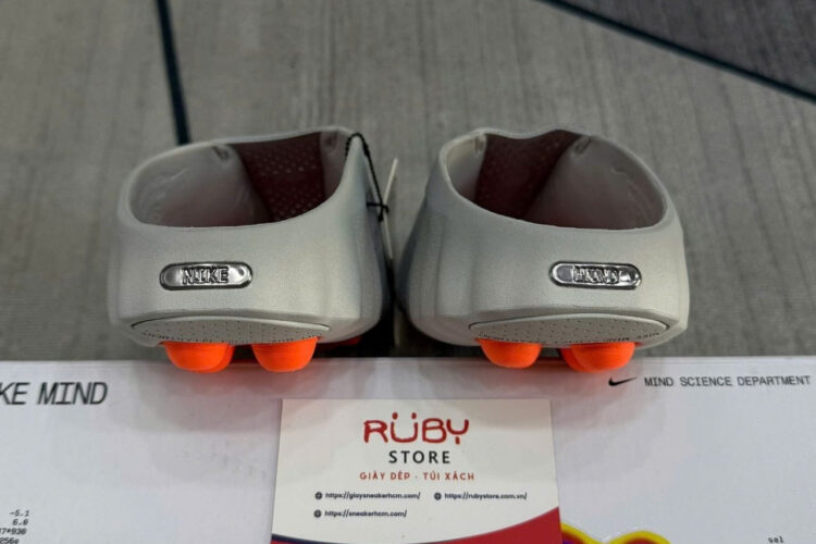 Dép Nike Mind 001 Slide Light Smoke Grey Xám Cam