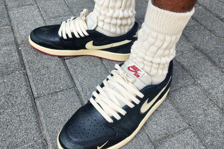 Giày Air Jordan 1 Low OG Better With Time Màu Đen