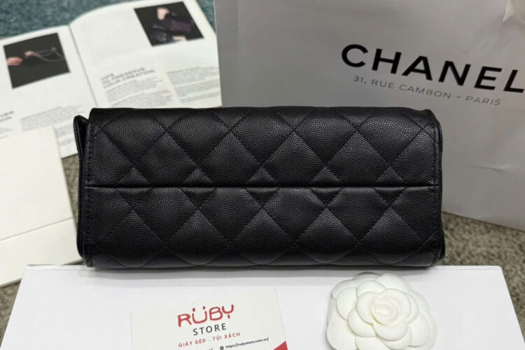 Túi CN 25 Mini Hobo Handbag Black Caviar Màu đen Best Pháp