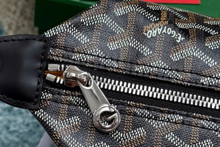 Túi Goyard Bowling 25 Toiletry Bag With Handle Strap Black Màu đen