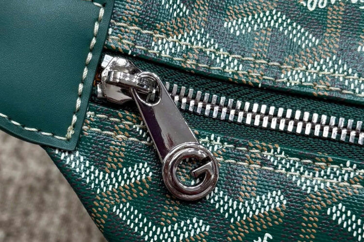 Túi Goyard Bowling 25 Toiletry Bag With Handle Strap Green Xanh Lá