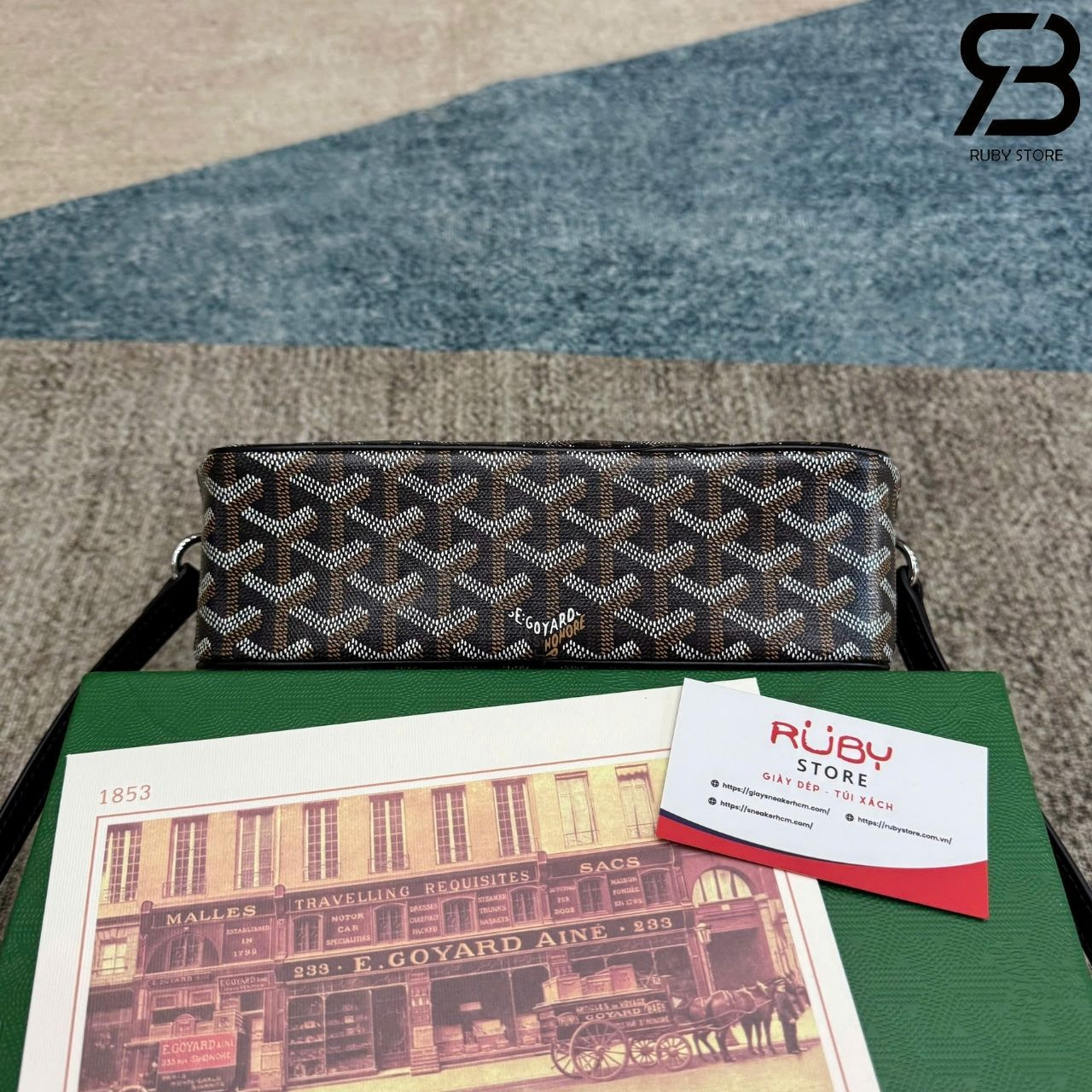 Túi Goyard Cap-Vert PM Bag Black Màu đen 22CM
