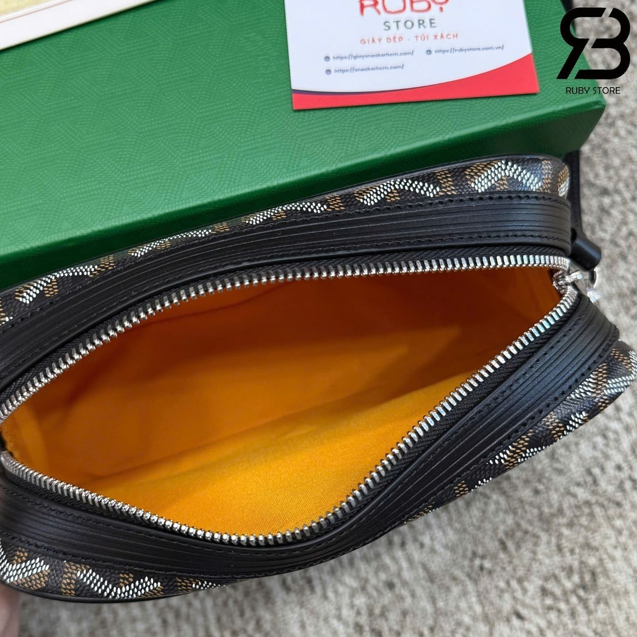 Túi Goyard Cap-Vert PM Bag Black Màu đen 22CM