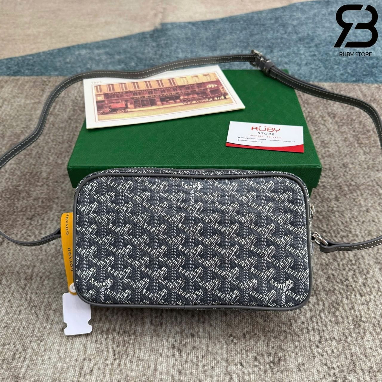 Túi Goyard Cap-Vert PM Bag Grey Màu Xám 22CM