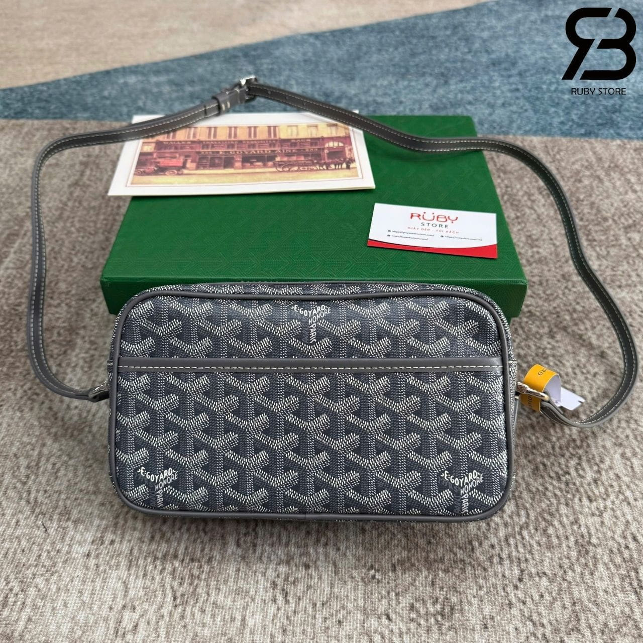 Túi Goyard Cap-Vert PM Bag Grey Màu Xám 22CM