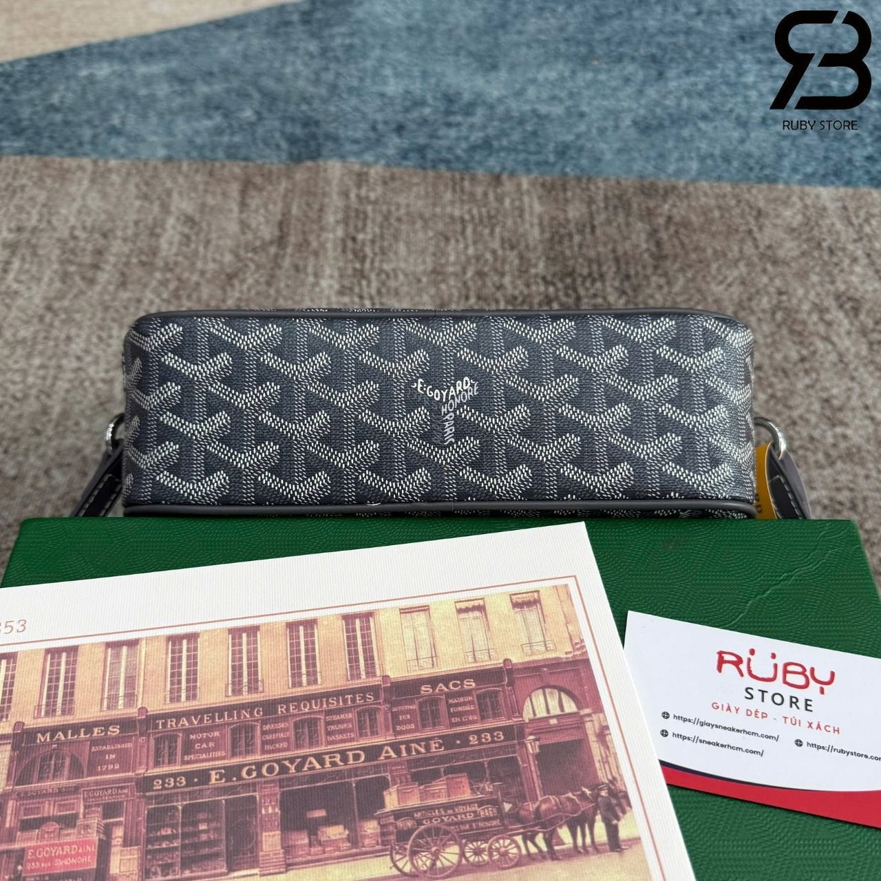 Túi Goyard Cap-Vert PM Bag Grey Màu Xám 22CM