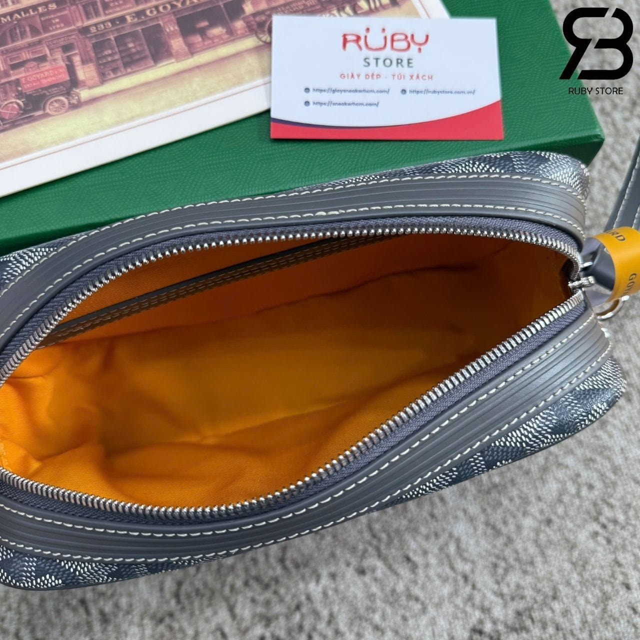 Túi Goyard Cap-Vert PM Bag Grey Màu Xám 22CM