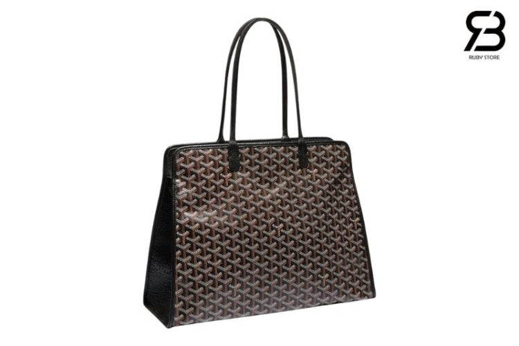 Túi Goyard Hardy PM Bag Black Goyardine Màu Đen