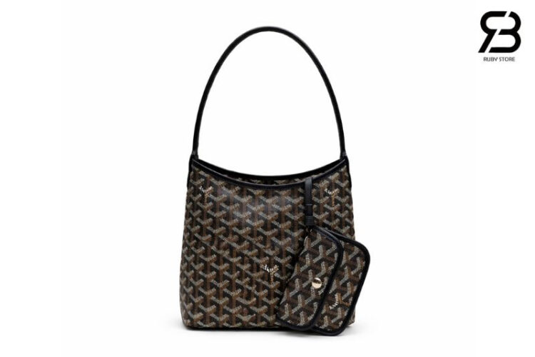 Túi Goyard Mini Bohème Hobo Goyardine Canvas Black Màu đen