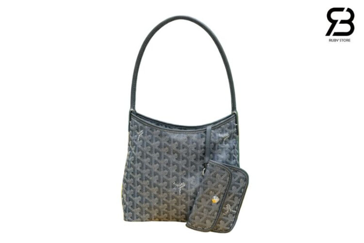 Túi Goyard Mini Bohème Hobo Goyardine Canvas Grey Màu Xám