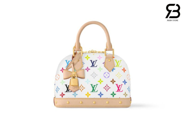 Túi LV Alma BB LV x TM White Multicolor Monogram Canvas